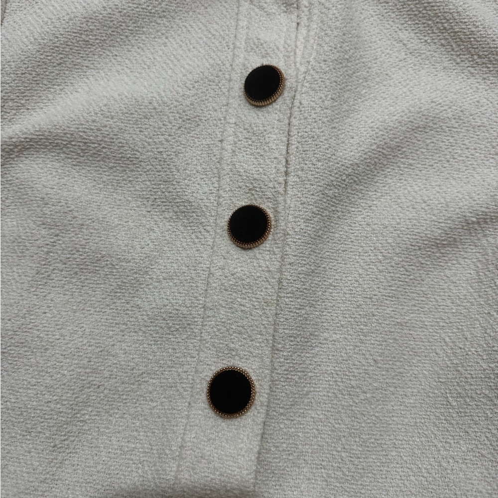H&M Cream Button-Up Dress - Picture 3 of 4